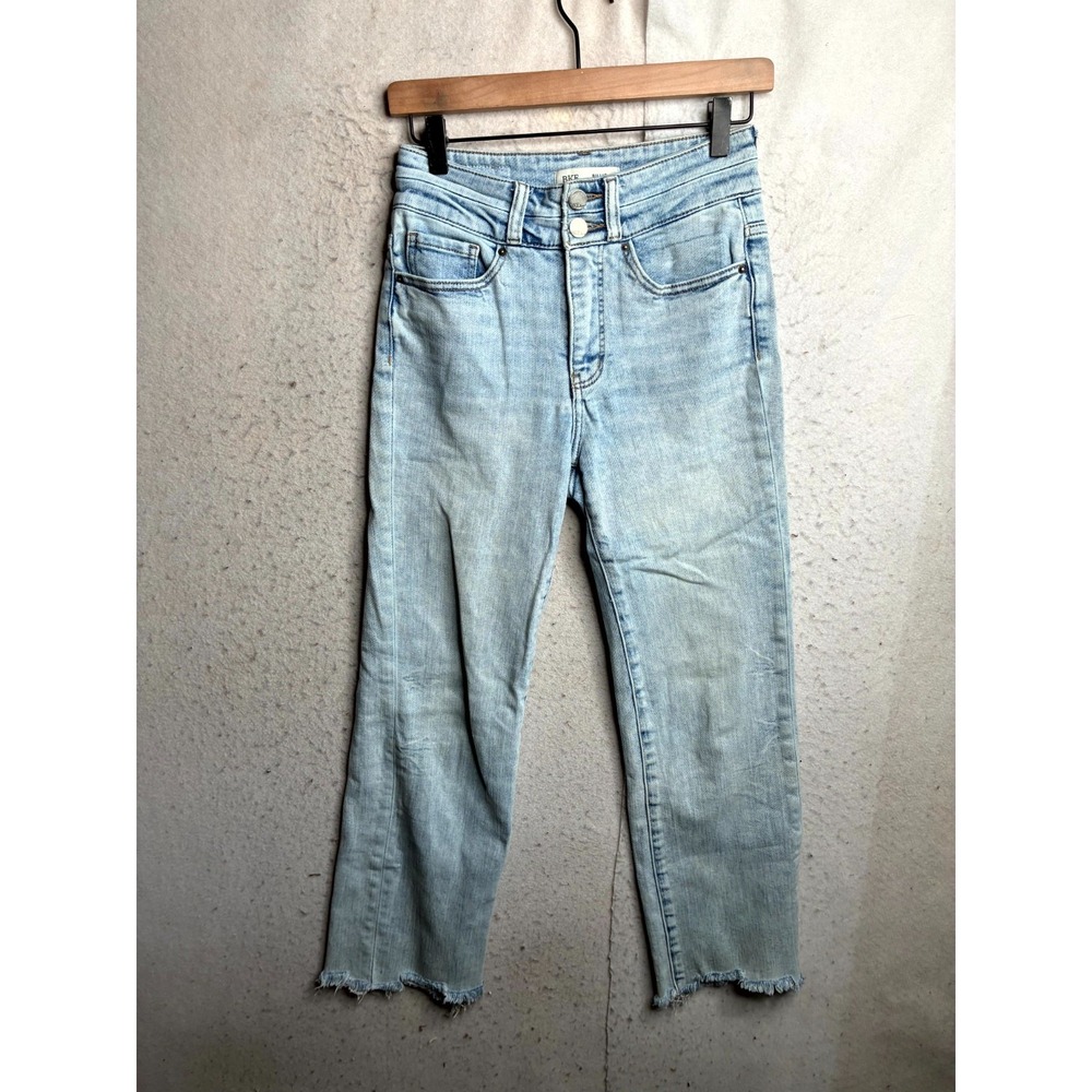 Buckle Billie Cropped Straight Jeans Womens 25x27 Blue Slim Fit BGK150A HighRise